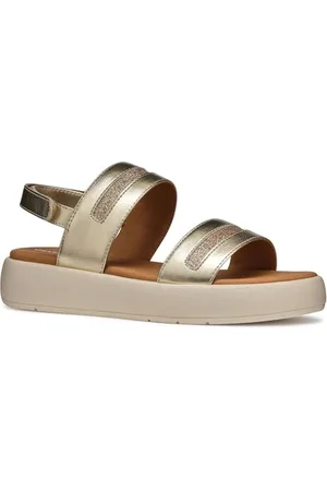 Geox Damskie sandały D CAMALEI C Flat Sandal, , 36 EU, , 36 EU