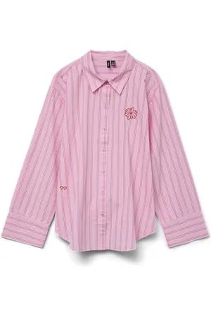 VERO MODA Vmcharlotte Ls Stripe Emb koszulka damska WVN Ga, , XS