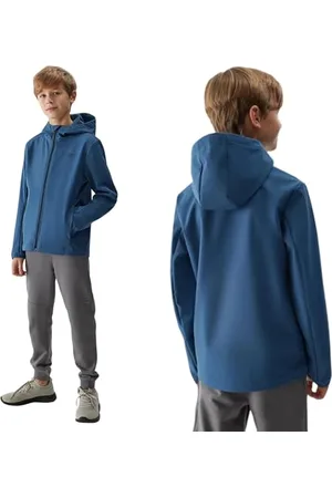4F JUNIOR SOFTSHELL JACKET M207 122 DLA DZIECKA, , 122