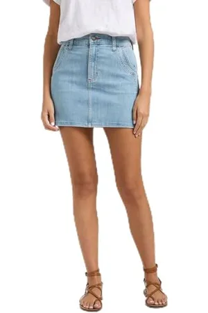 Lee Double Seamed Mini Skirt, , 31W