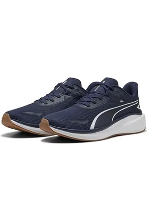 PUMA Unisex Skyrocket LITE buty do biegania szosowego, granatowe, 40 UK, Granatowy biały, 42 EU