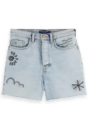 Scotch&Soda The Ray Cut Off Denim Short, , 29W