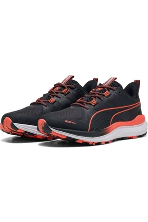 PUMA Unisex Reflect LITE buty do biegania po szlaku, czarno-świecące czerwone, 40 EU, Czarny świecący czerwony, 40.5 EU