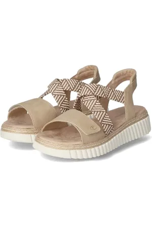 TOM TAILOR Damskie sandały 9590350002, piaskowe, 38 EU, , 38 EU