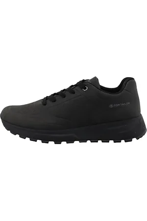 TOM TAILOR Męskie 5380410007 Sneakers, czarne, 45 EU, , 45 EU