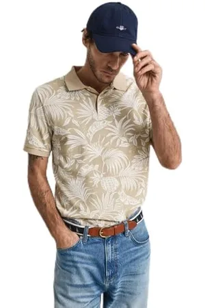 GANT Printed SS Polo, , XXL