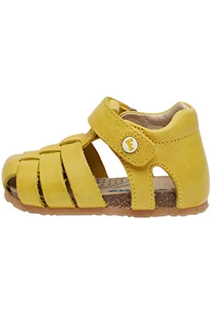 Falcotto Unisex Baby Alby sandały dziecięce, żółte, żółty - Gelb Giallo 0g04-21 EU
