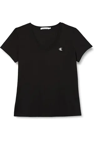 Calvin Klein Jeans Topy z dzianiny S/S, , 3XL duże rozmiary wysoki