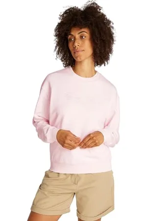 Tommy Hilfiger Damska bluza REG SCRIPT WW0WW45430, różowa, XXXL, , 3XL
