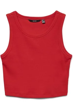 VERO MODA Vmchloe Sl Crop Tank Top JRS Noos damski, , S