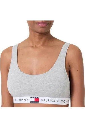 Tommy Hilfiger Damski biustonosz bez podszewki UW0UW05713, szary, XL, , XL