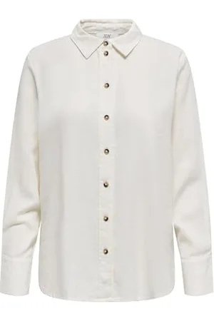 JDY Say L/S Linen Loose Shirt WVN Noos, , XS