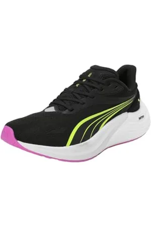 PUMA Damskie buty do biegania szosowego Electrify Nitro 4 WN, czarno-żółte Alert, 44 EU, Black Yellow Alert, 41 EU