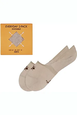 Burlington Mężczyźni Stopki Everyday Box Multipack M In Bawełna niewidoczne jednokolorowe 2 Pak, , 41-42