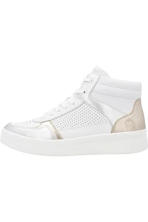 Remonte Damskie buty sportowe D0J70 High, białe 82, 37 EU, , 37 eu