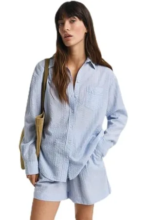 GANT REL TONAL STRIPED SEersucker SHIRT, , 36