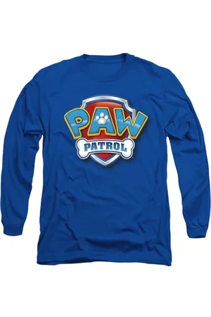 Paw Patrol Psi Patrol 3D Logo Męska koszulka z długim rękawem, błękit, XL, , XL