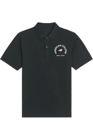 American College 14-letnia czarna koszulka polo, , 14 lat