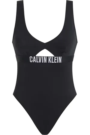 Calvin Klein Damski jednoczęściowy modny krój inne stroje kąpielowe, czarny (Pvh Black), XS, , XS
