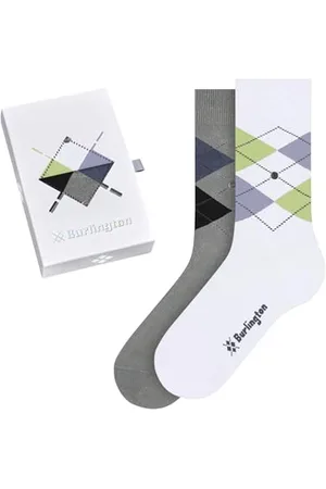 Burlington Kobiety Skarpety Basic Gift Box W So Bawełna z wzorem 2 Pak, , 36-41
