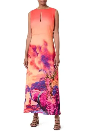 Desigual Vest_Tropical_LACROIX, 3008 Różowy Morowy, L, , L