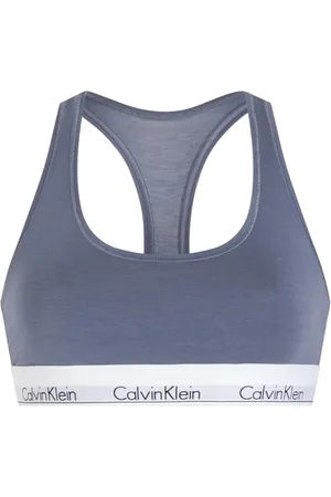 Calvin Klein Damski biustonosz bez podszewki, niebieski, L, , 64