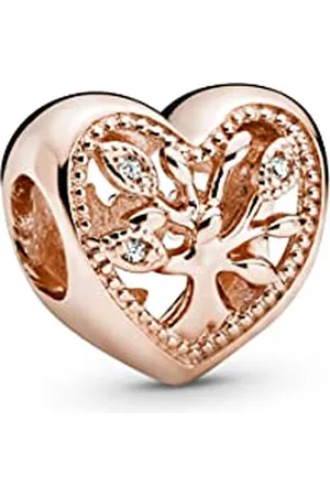 PANDORA Abalorio 788826C01 Corazón árbol familiar rosé.