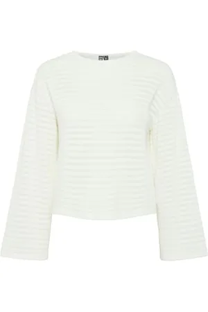 Pieces® Damska koszulka z długim rękawem Pcmanilla Ls O-Neck Top Mm, , XL
