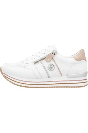 Remonte Damskie buty sportowe D1327 Low, białe 81, 40 EU, , 40 EU