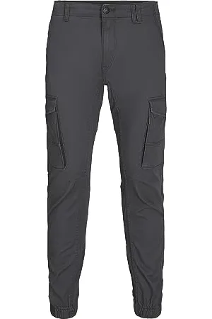 JACK & JONES Men Pants Cargo Jogger Trousers PAUL FLAKE AKM 542 Twill Stretch, Colours: , Pant Size:32W / 30L