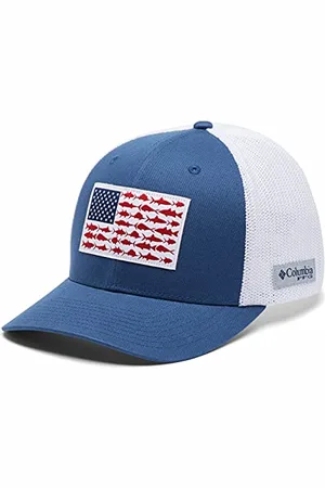 Columbia PFG Fish Flag Mesh Ball Cap-High zapięcie dla dorosłych, , XXL, , XXL