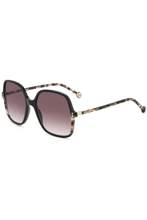 Carolina Herrera Her 0244/S Okulary przeciwsłoneczne, Black Havana, 56 damskie, , 56