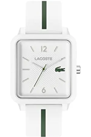 Lacoste Analogowy zegarek kwarcowy dla mężczyzn Kolekcja .12.12 STUDIO z silikonową bransoletką, , Nowoczesny
