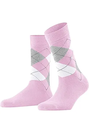 Burlington Kobiety Skarpety Queen W So Bawełna z wzorem 1 Para, , 36-41
