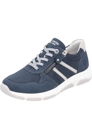 Remonte Damskie buty sportowe D1S04 Low, niebieskie, 45 EU, , 45 EU