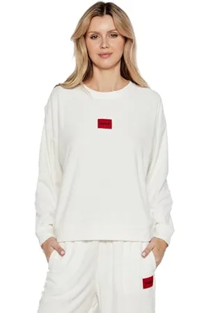 HUGO BOSS Neve_Sweatshirt Loungew, Natural102, L damska, , L