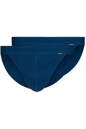 Skiny Męskie stringi bawełniane w stylu retro (2 sztuki), , S