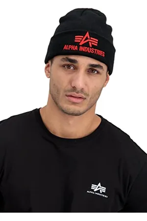 Alpha Industries 3D Beanie Dzianinowa czapka akrylowa dla mężczyzn