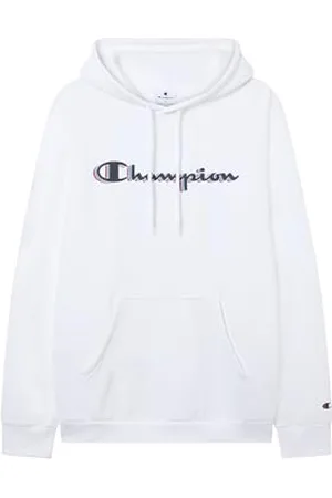 Champion Męska bluza z kapturem Legacy Man - Big Logo, biała, M, , M