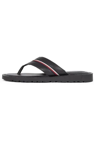 Tommy Hilfiger Męski CORE HILFIGER TOE Post LH Sandal Płaski, , 9 UK, , 43 EU