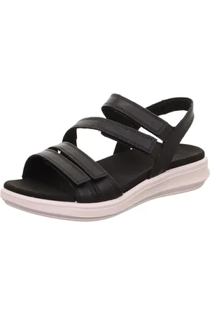 Legero Damskie sandały ELLA, czarne 0100, 37 EU, , 37 EU
