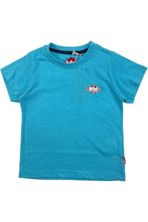 Lee Koszulka, chłopiec, dziewczynka, (4-14 lat), koszulka polo, bez rękawów, z nadrukiem, odzież, unisex, dzieci, sport, oddychająca, model GLC80701 TS S3-6A, niebieska, , 6 lat