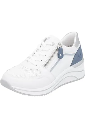 Remonte Damskie buty sportowe D0T10 Low, białe, 44 EU, , 44 EU