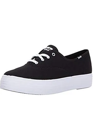 Keds Damskie potrójne czarne modne sneakersy, - 42 EU