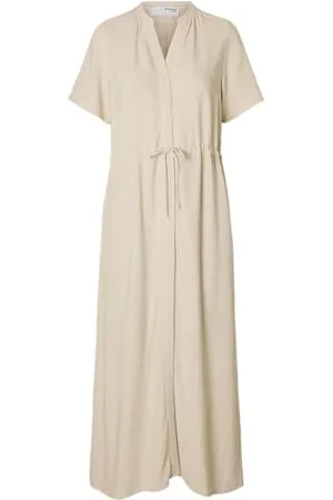 SELECTED Slfviva-Damina Ss Ankle Sun Dress Noos, , 36