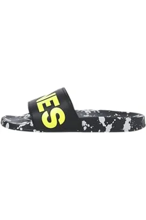 JACK & JONES Męskie klapki Jfwhyde Splatter, antracytowe, 42 EU, , 42 EU