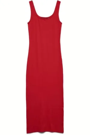 VERO MODA Vmchloe Sl 7/8 Dress JRS Ga Noos, , S