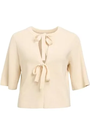 Object Damski sweter z dzianiny z krótkim rękawem, , M