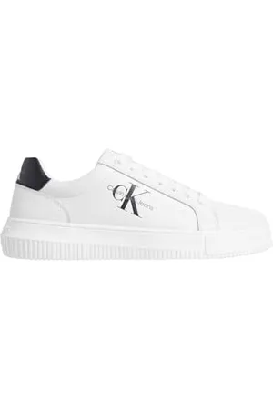 Calvin Klein SNEAKERS UOMO CHUNKY CUPSOLE IN PELLE WHITE/BLACK