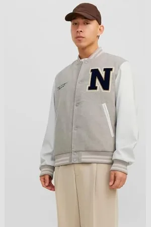 JACK & JONES JACK&JONES PLUS Męska kurtka pikowana JJEMULTI PS NOOS kurtka, szary melanż/szczegóły: zestaw rękawów, 3XL, szary melanż/szczegóły: zestaw rękawów, 3XL